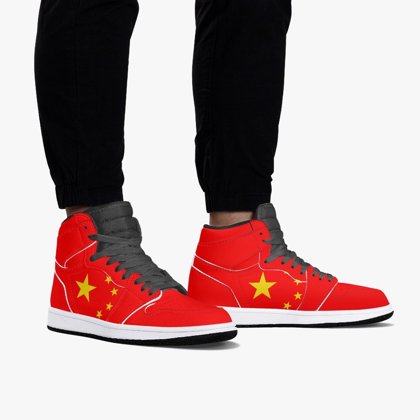 Air China High Tops (Black Sole) - Men's & Women's