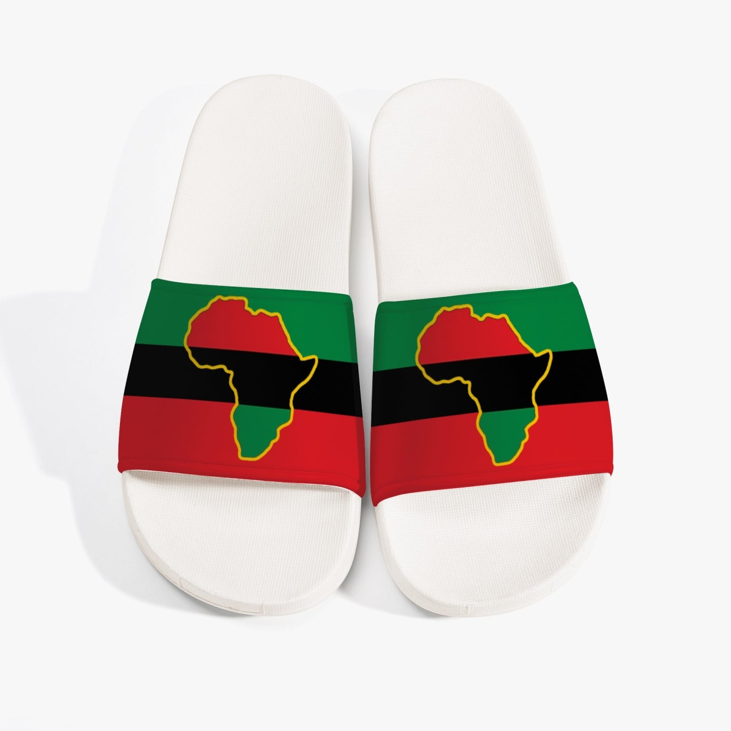 African Pride Slides (White Sole) - Men's & Women's