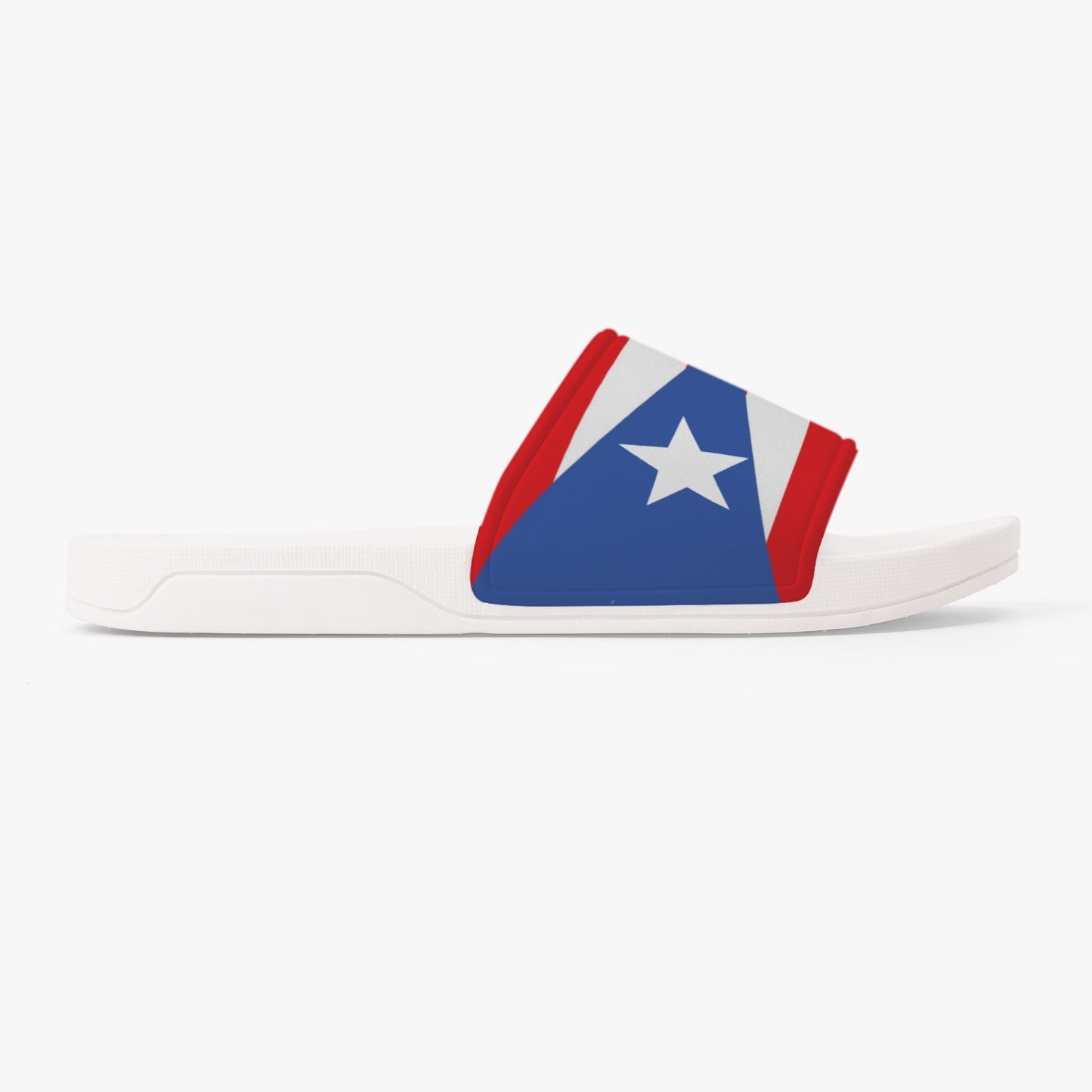 Puerto Rico Flag Slides (White Sole) - Men's & Women's