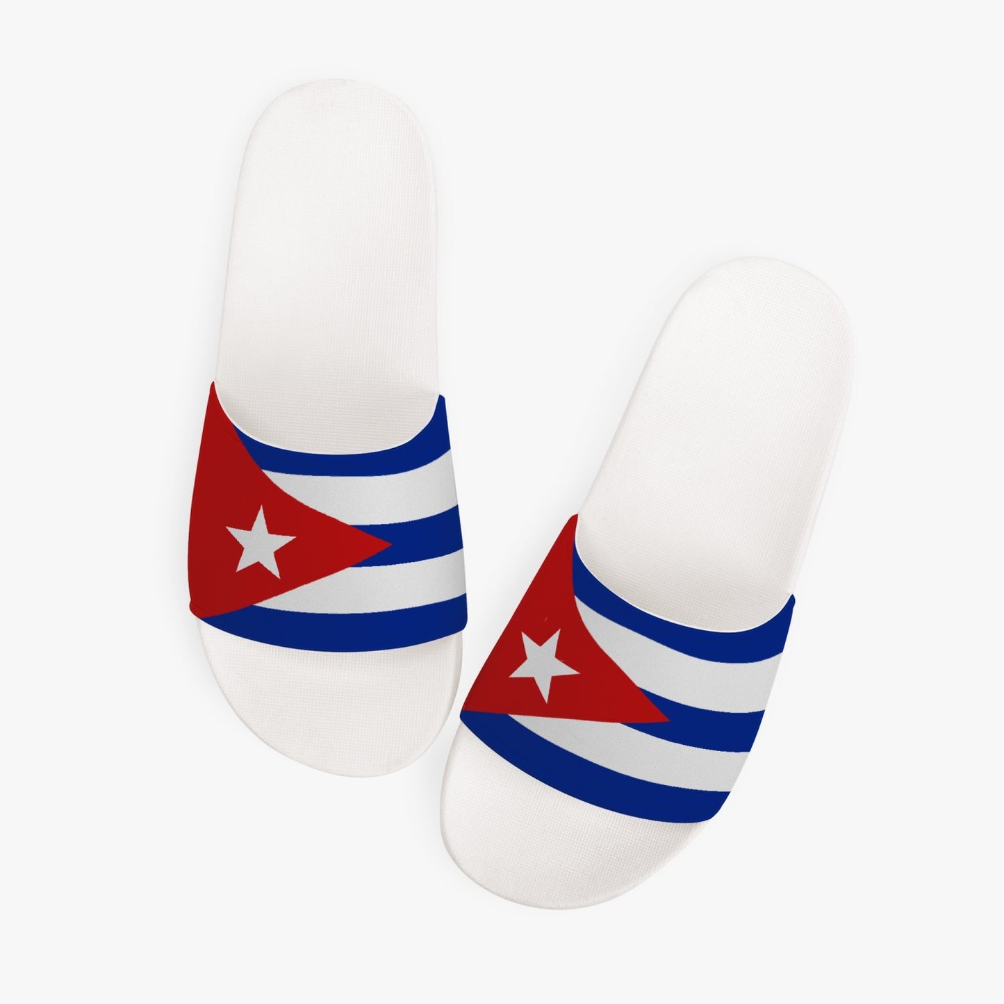 Cuba Flag Slides (White Sole) - Men's & Women's