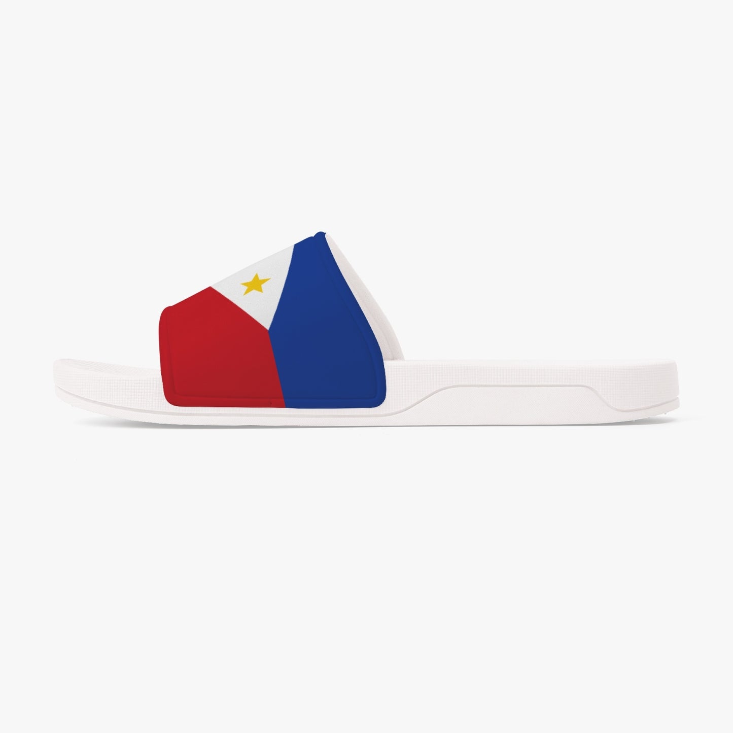 Philippines Flag Slides (White Sole) - Men's & Women's