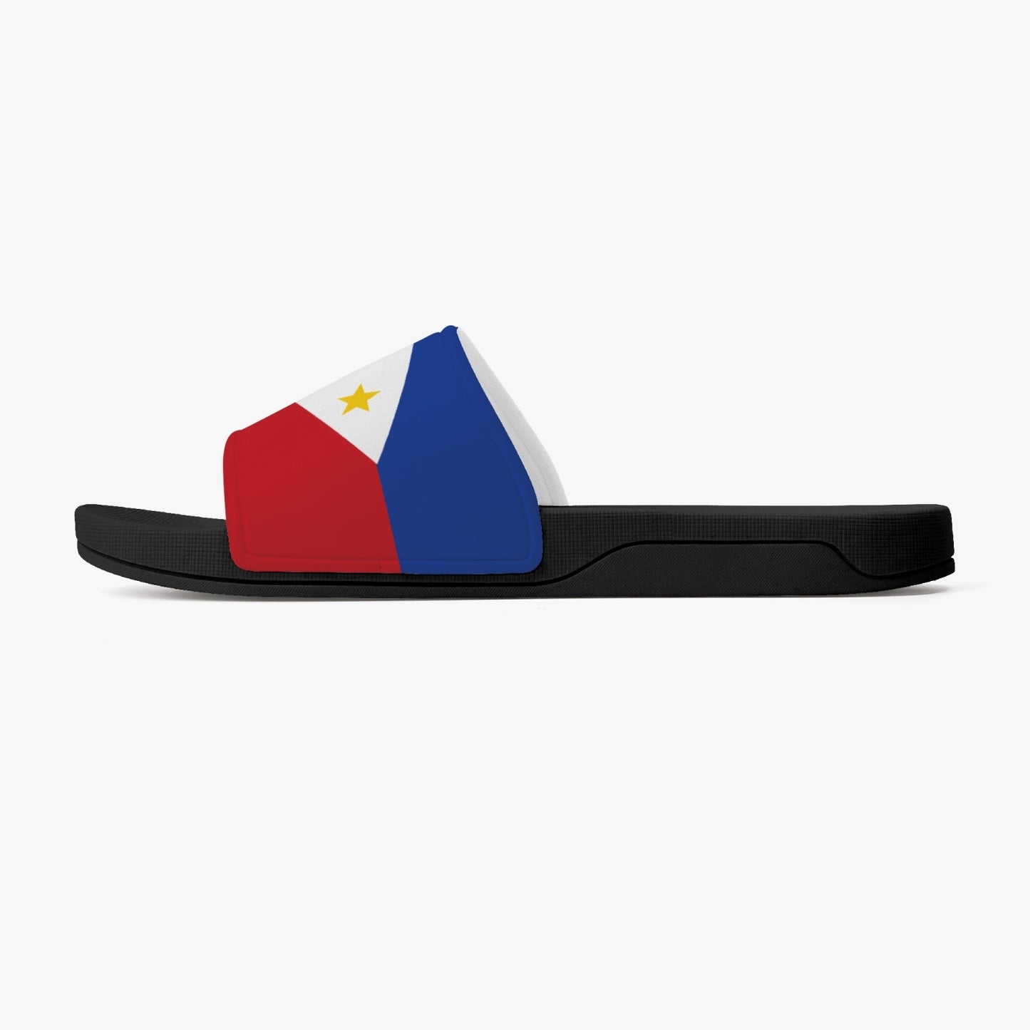 Philippines Flag Slides (Black Sole) - Men's & Women's
