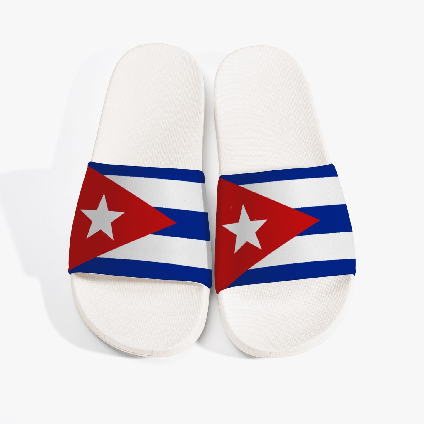 Cuba Flag Slides (White Sole) - Men's & Women's