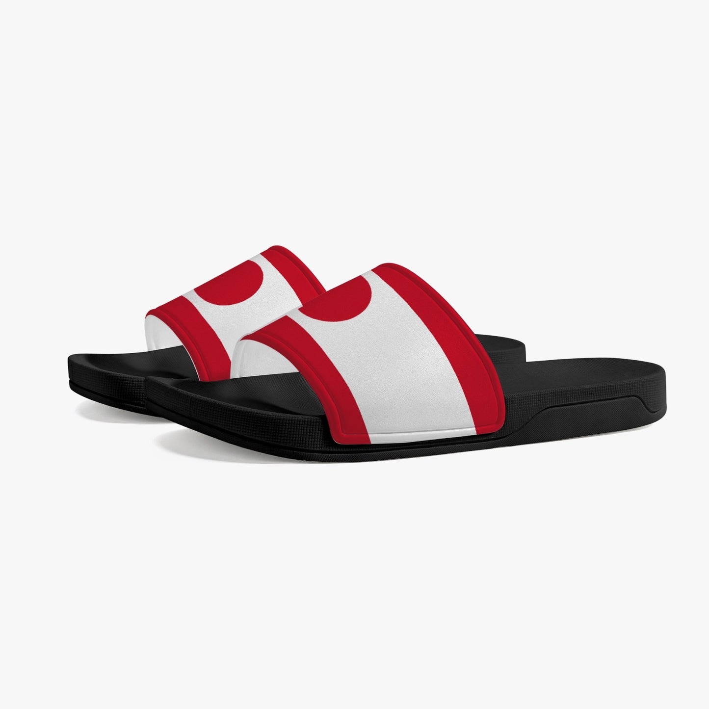 Japan Flag Slides (Black Sole) - Men's & Women's