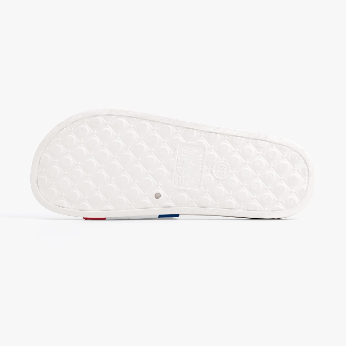 Dominican Flag Slides (White Sole) - Men's & Women's