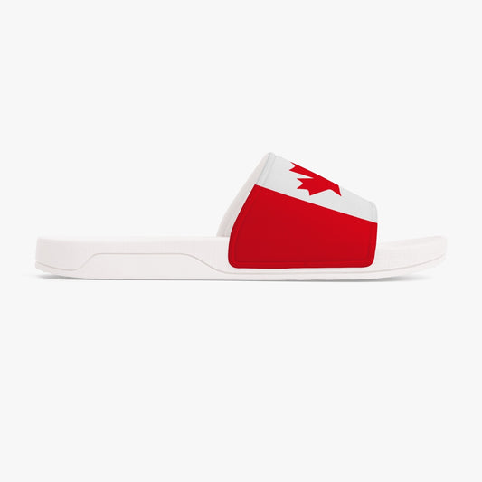 Canada Flag Slides (White Sole) - Men's & Women's