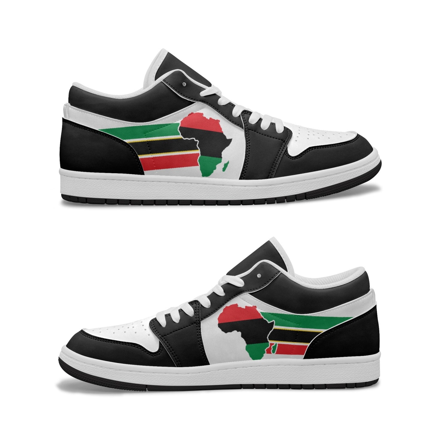 Air Africa Low Tops (Black Sole) - Men's & Women's