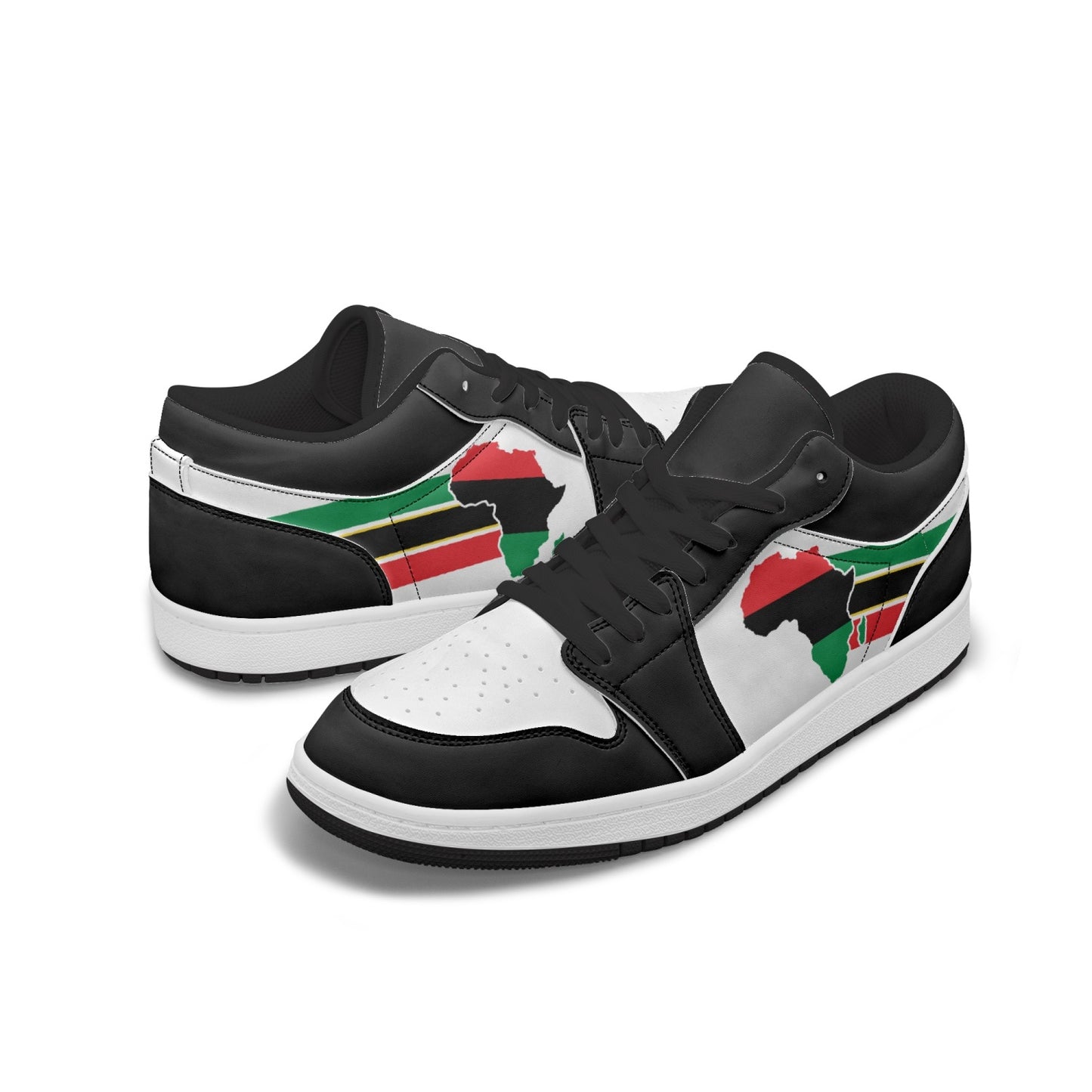 Air Africa Low Tops (Black Sole) - Men's & Women's