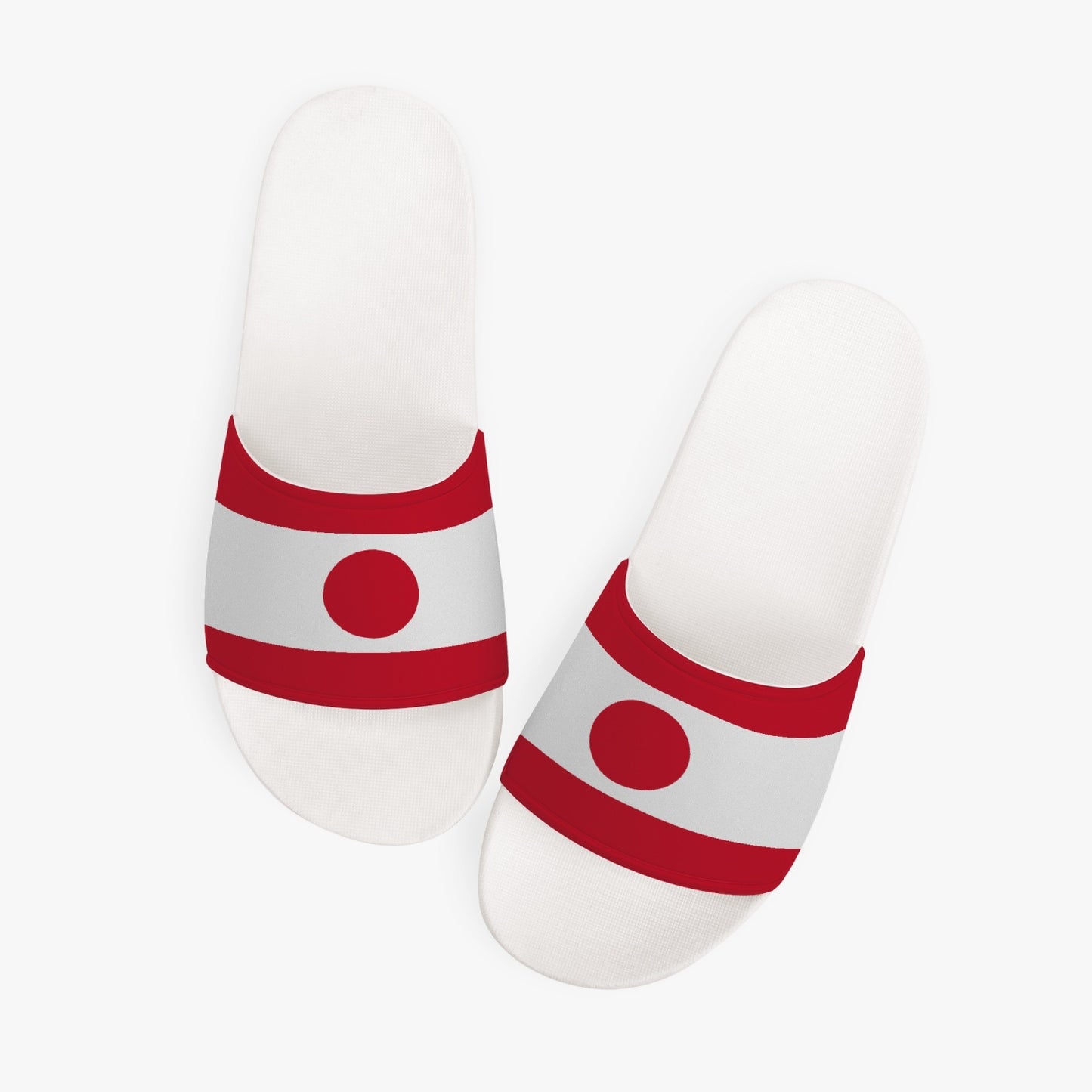 Japan Flag Slides (White Sole) - Men's & Women's