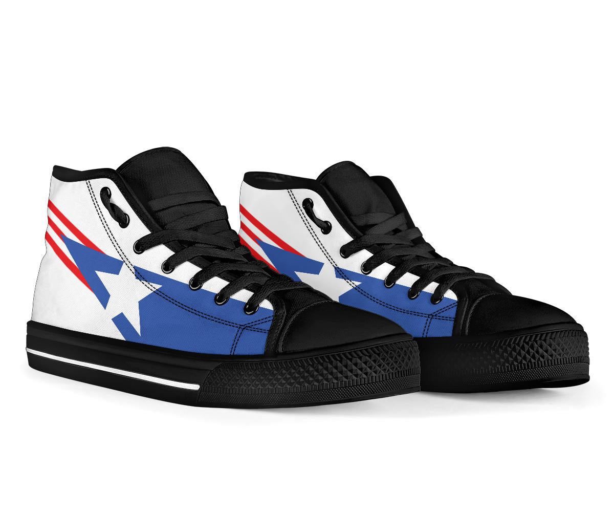 Puerto Rico Pride Canvas High Tops - Men's & Women's