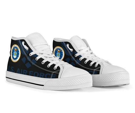 US Air Force Tribute Canvas High Tops - Men's & Women's