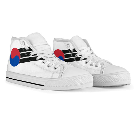 South Korean Pride Canvas High Tops - Men's & Women's