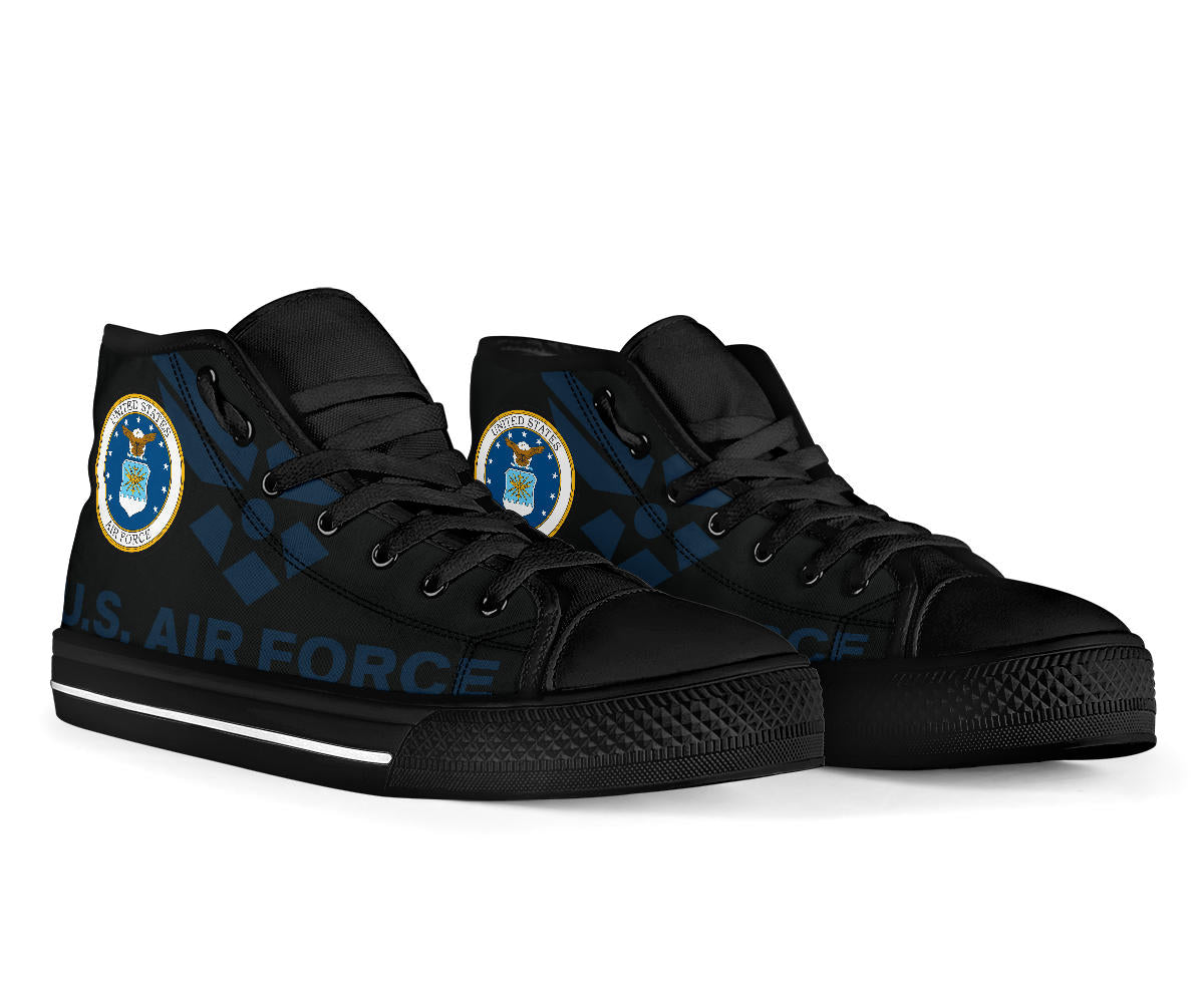 US Air Force Tribute Canvas High Tops - Men's & Women's