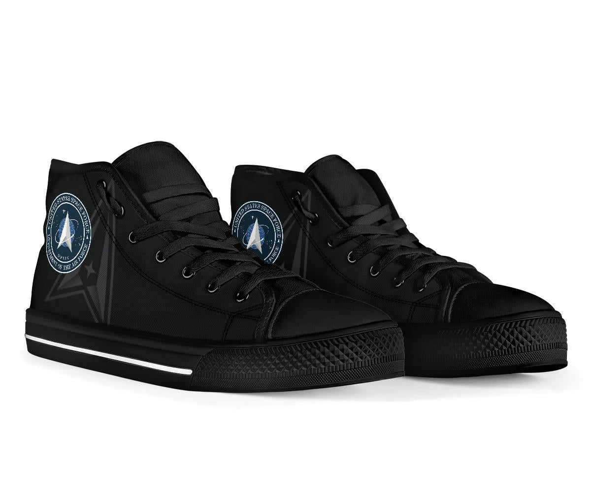 US Space Force Tribute Canvas High Tops - Men's & Women's