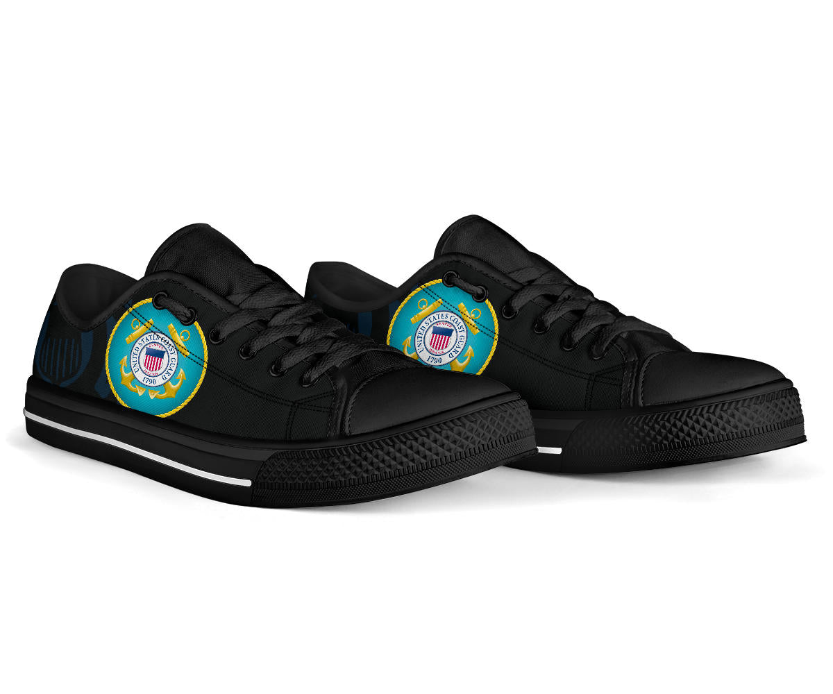 US Coast Guard Tribute Canvas Low Tops - Men's & Women's