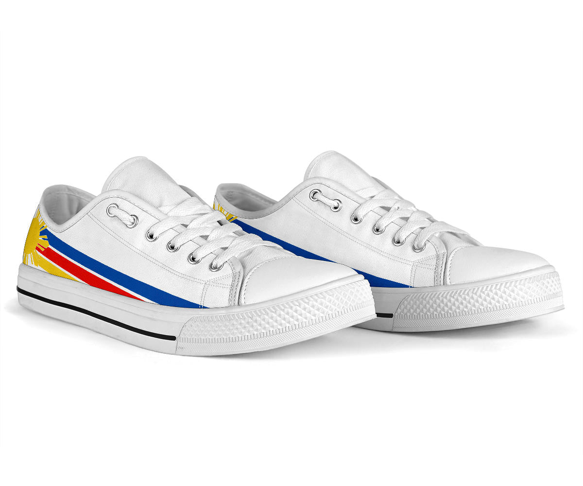Philippines Pride Canvas Low Tops - Men's & Women's