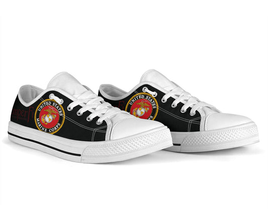 US Marines Tribute Canvas Low Tops - Men's & Women's