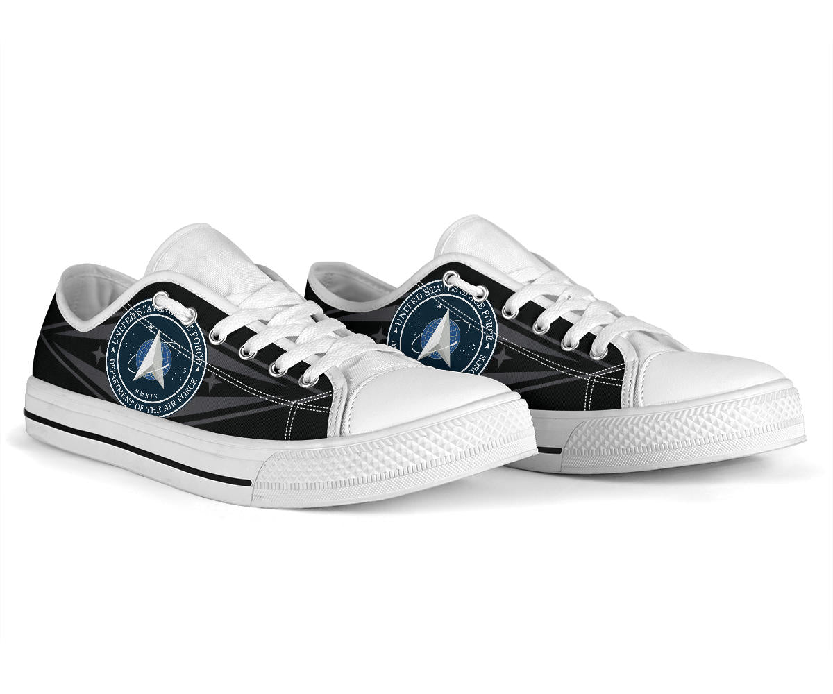 US Space Force Tribute Canvas Low Tops - Men's & Women's