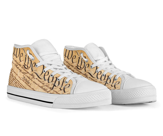 US Constitution Canvas High Tops - Men's & Women's