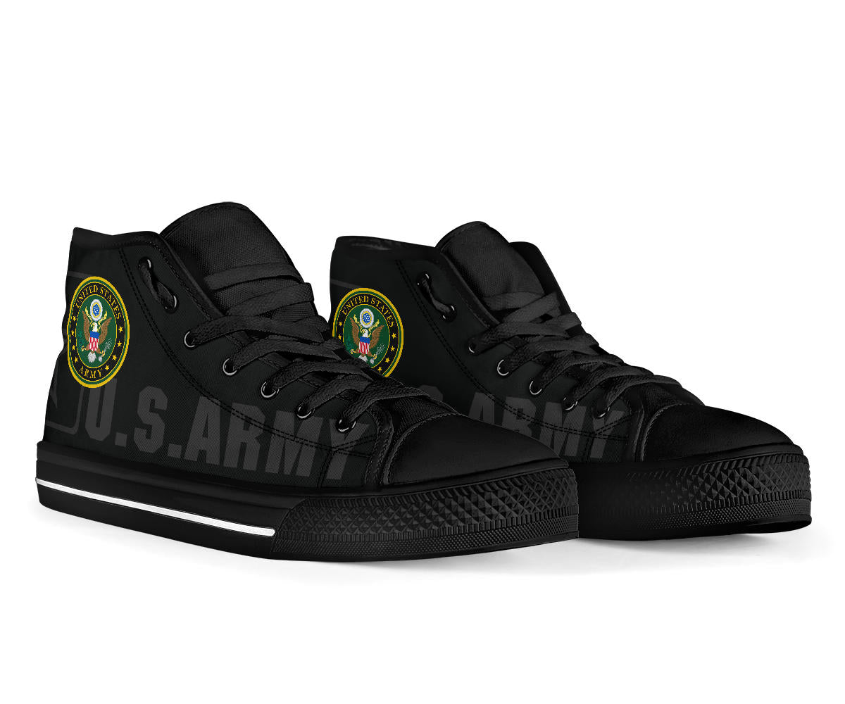 US Army Tribute Canvas High Tops - Men's & Women's