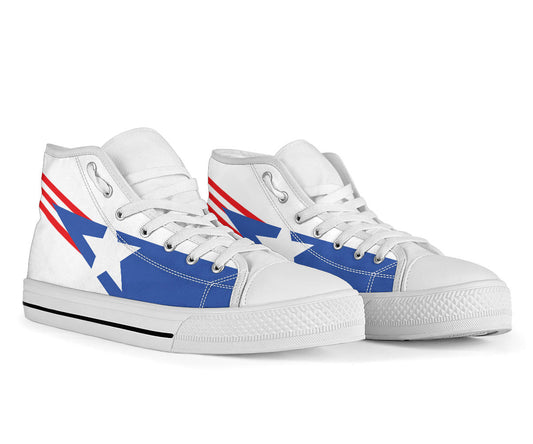 Puerto Rico Pride Canvas High Tops - Men's & Women's