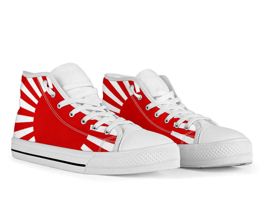 Japan's Rising Sun Canvas High Tops - Men's & Women's