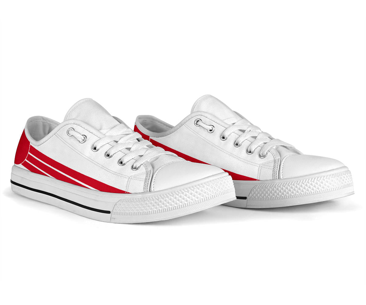 Japanese Pride Canvas Low Tops - Men's & Women's