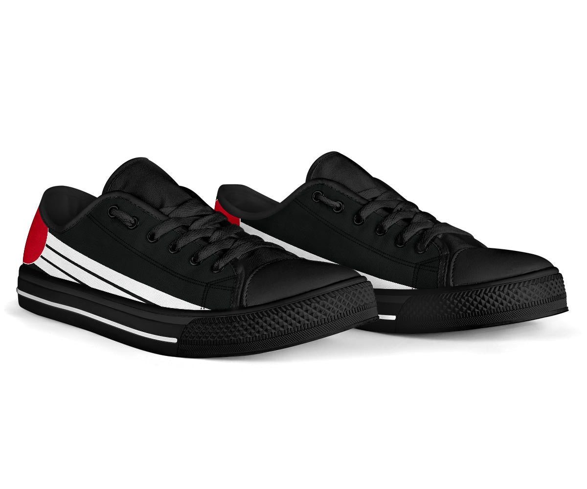 Japanese Pride Canvas Low Tops - Men's & Women's