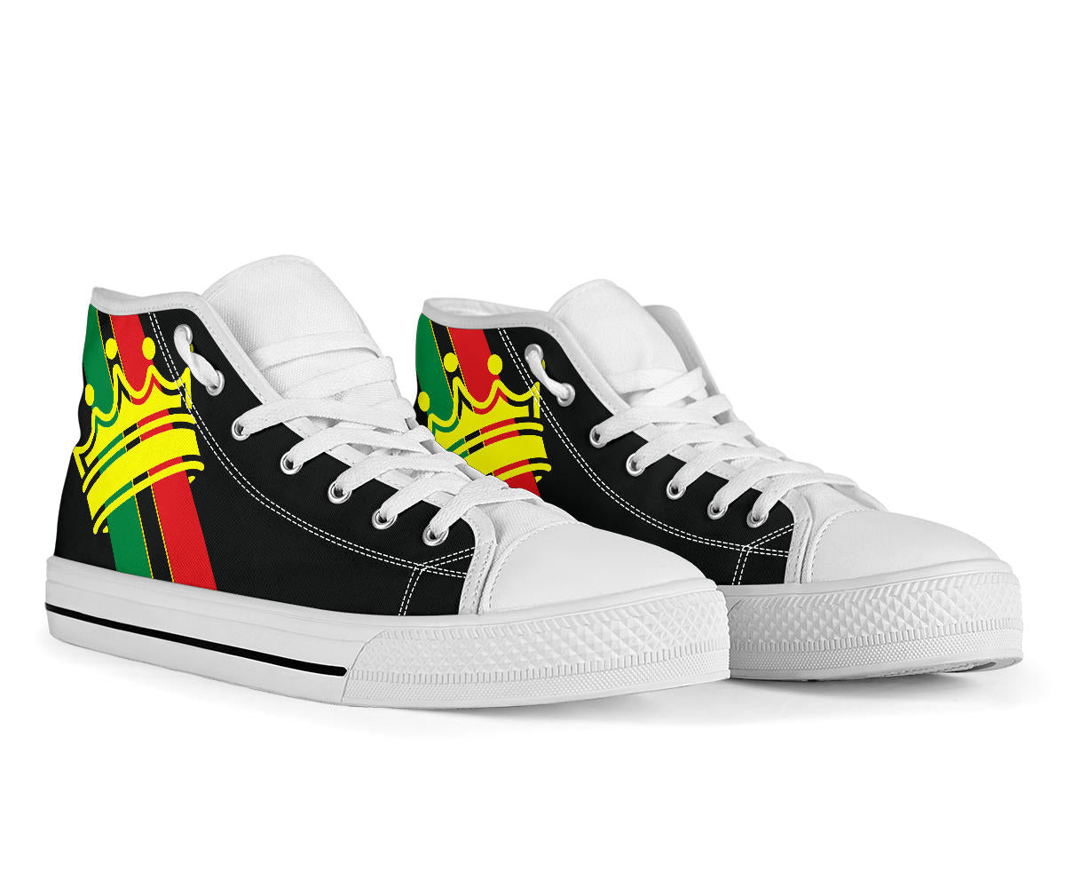 African Crown Canvas High Tops - Men's & Women's
