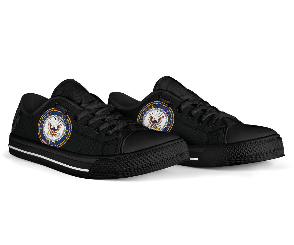 US Navy Tribute Canvas Low Tops - Men's & Women's