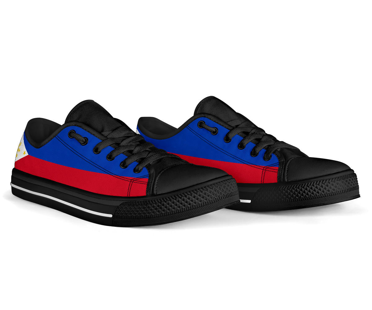 Philippines Flag Canvas Low Tops - Men's & Women's