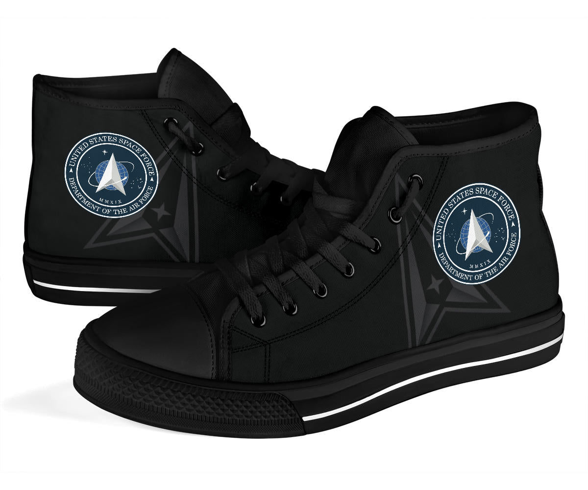 US Space Force Tribute Canvas High Tops - Men's & Women's