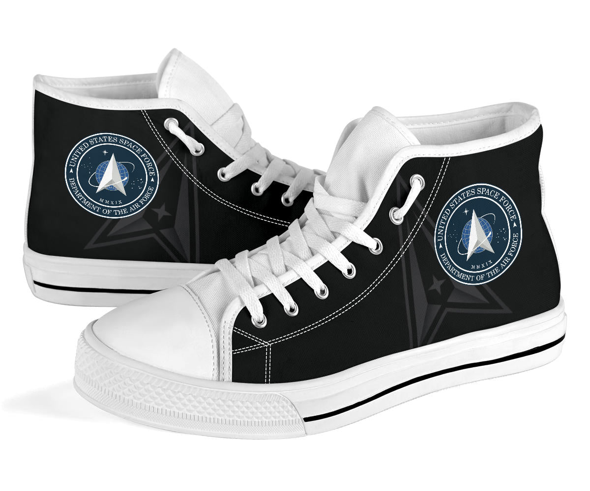US Space Force Tribute Canvas High Tops - Men's & Women's
