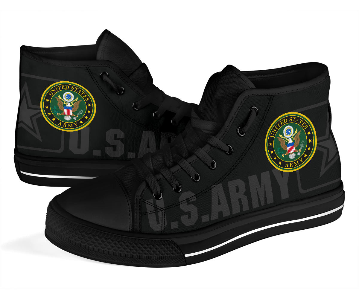 US Army Tribute Canvas High Tops - Men's & Women's