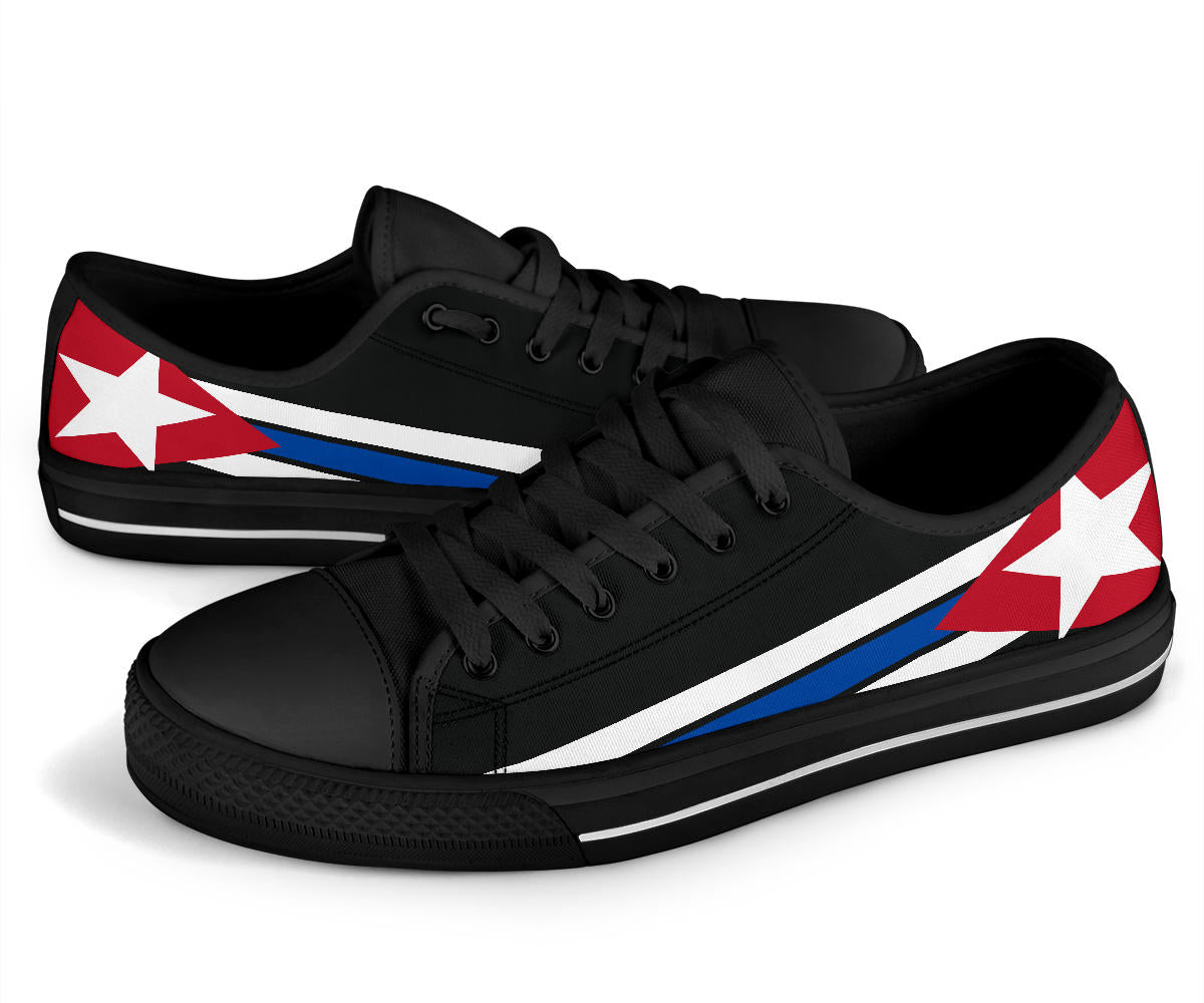 Cuban Pride Canvas Low Tops - Men's & Women's