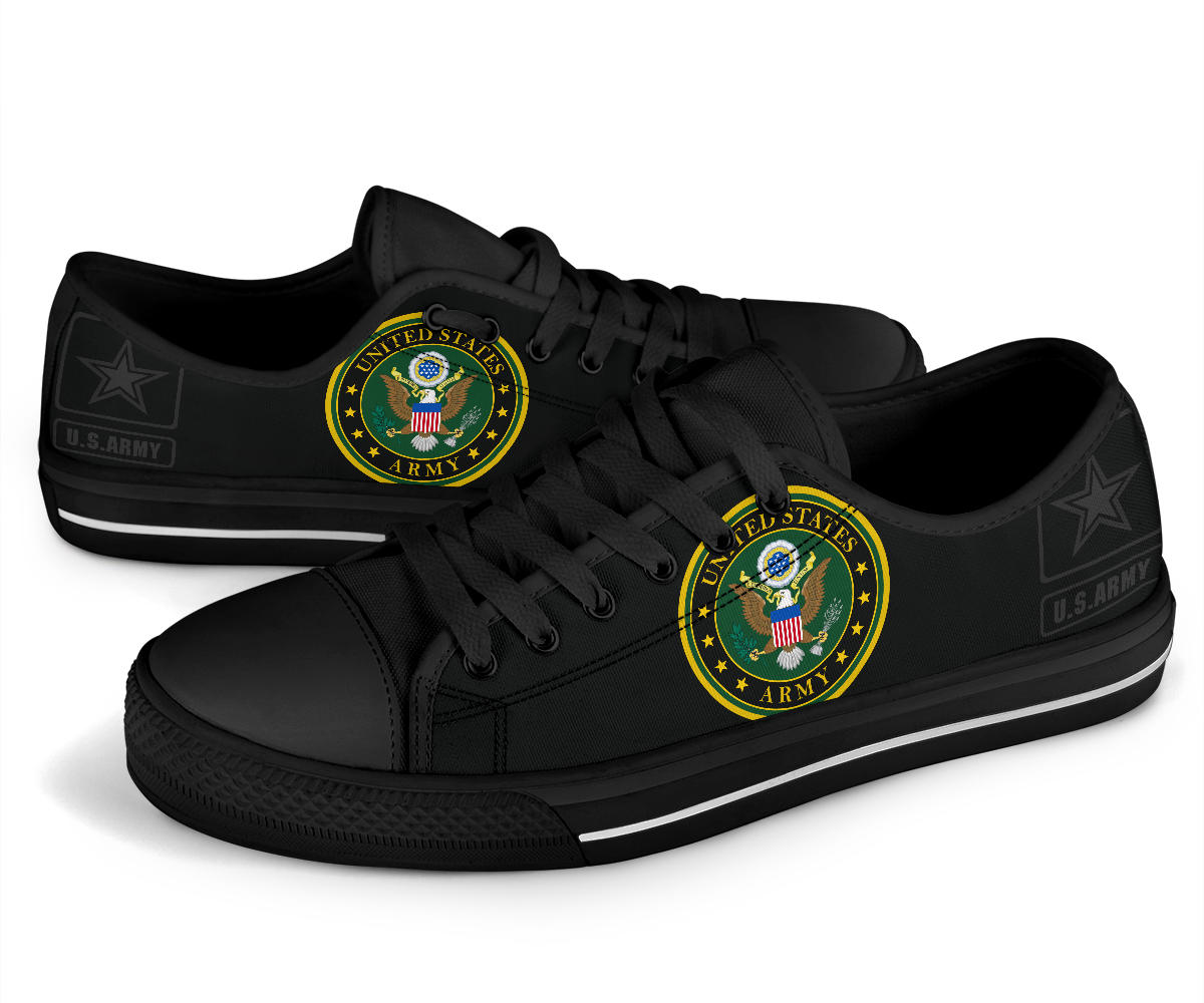 US Army Tribute Canvas Low Tops - Men's & Women's