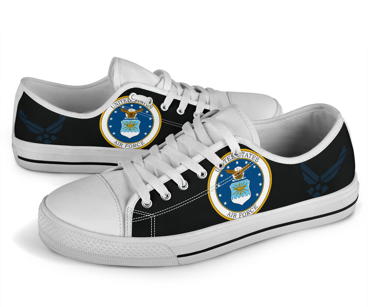 US Air Force Tribute Canvas Low Tops - Men's & Women's