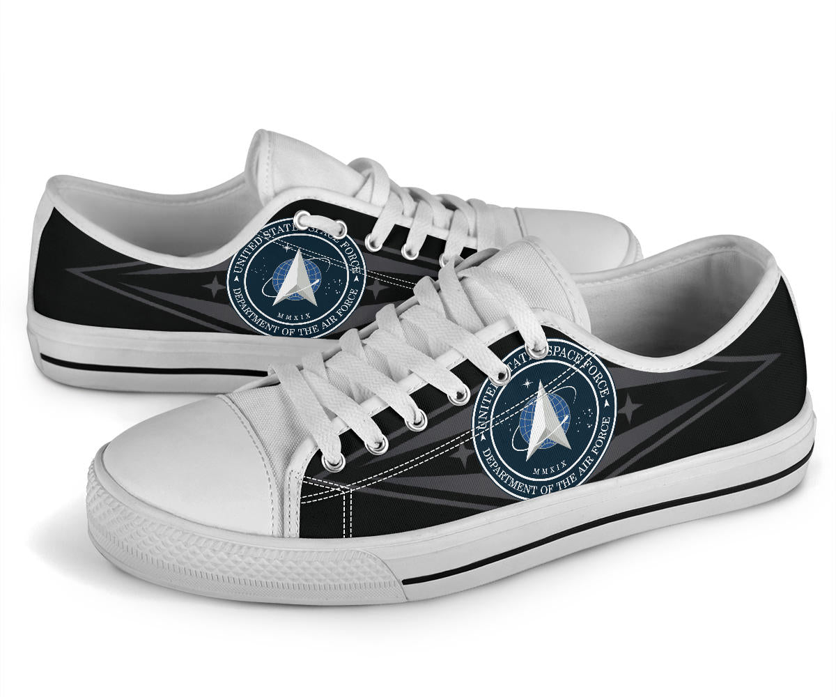 US Space Force Tribute Canvas Low Tops - Men's & Women's