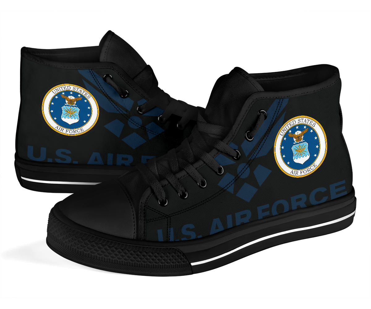 US Air Force Tribute Canvas High Tops - Men's & Women's