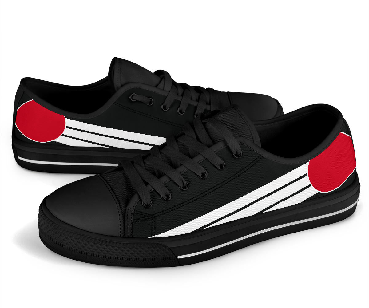 Japanese Pride Canvas Low Tops - Men's & Women's