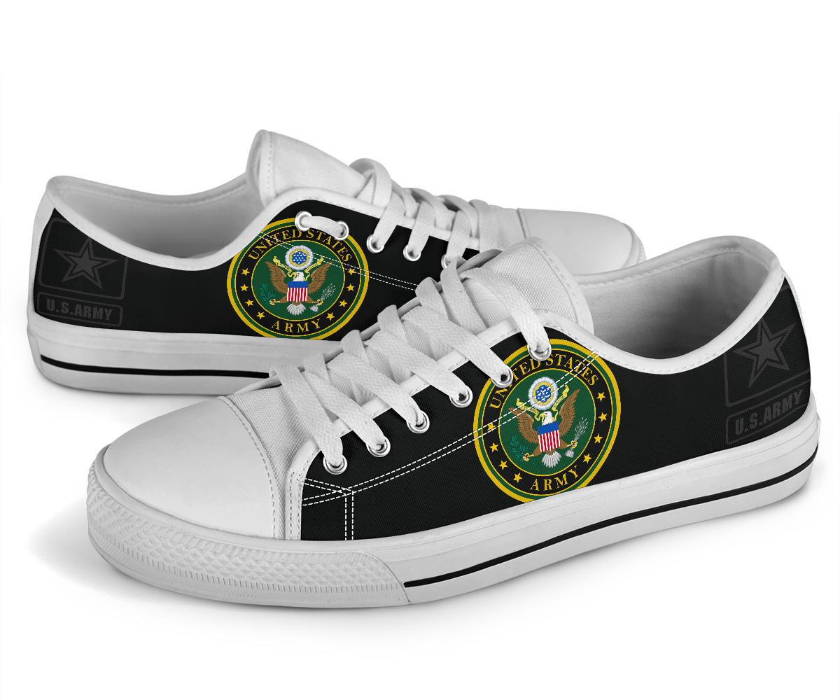 US Army Tribute Canvas Low Tops - Men's & Women's