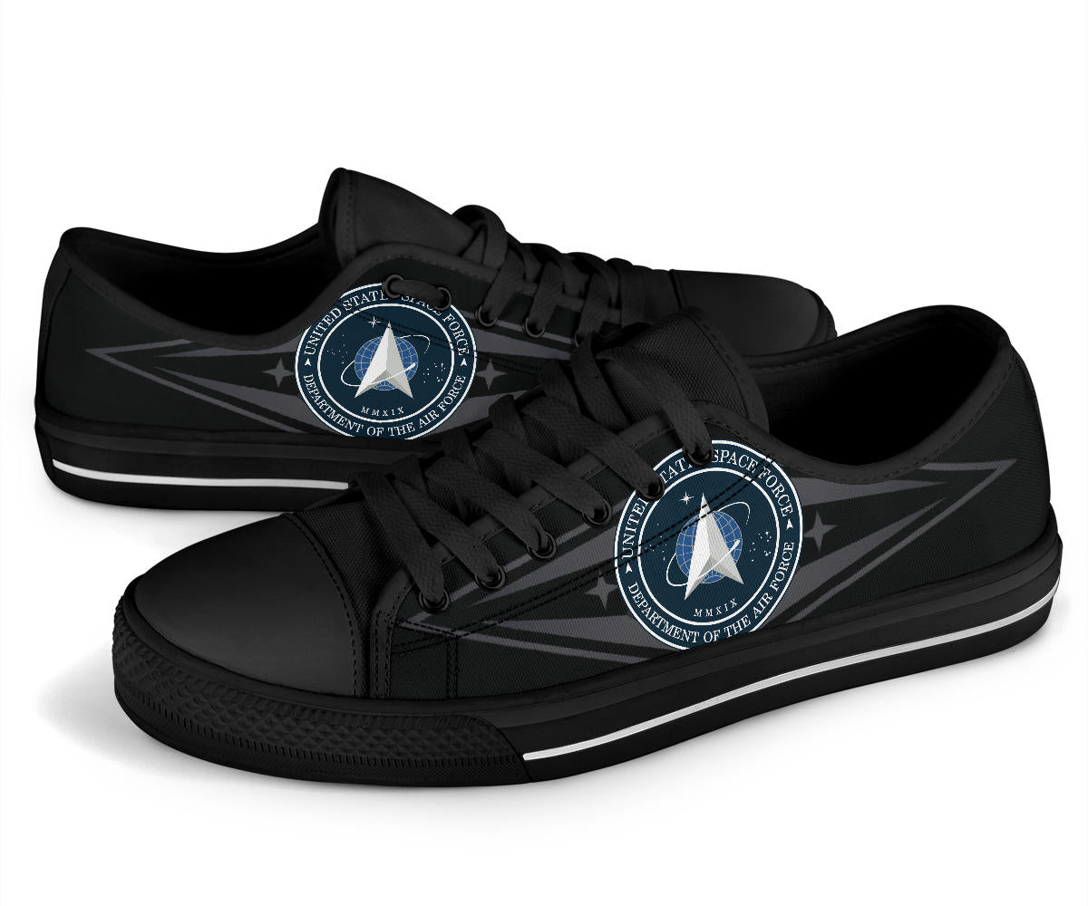 US Space Force Tribute Canvas Low Tops - Men's & Women's