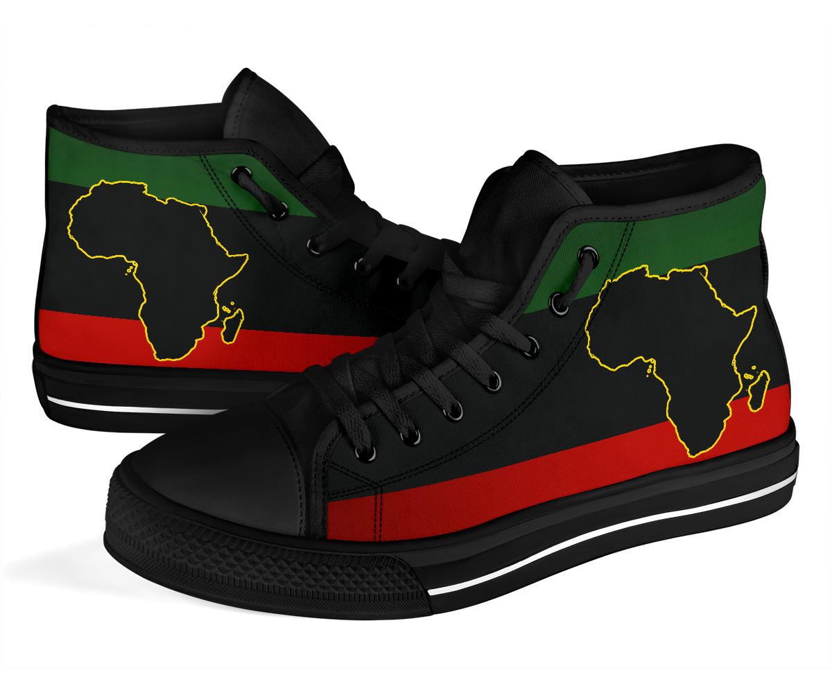 African Pride Canvas High Tops - Men's & Women's
