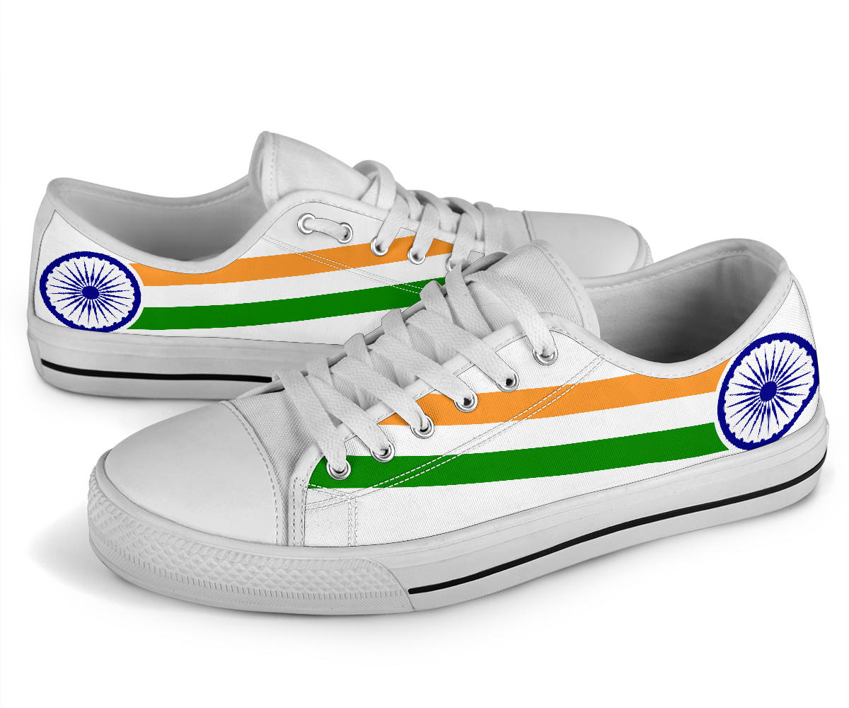 Indian Pride Canvas Low Tops - Men's & Women's