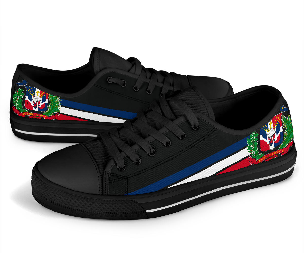 Dominican Pride Canvas Low Tops - Men's & Women's