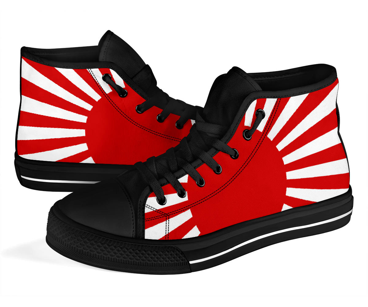 Japan's Rising Sun Canvas High Tops - Men's & Women's