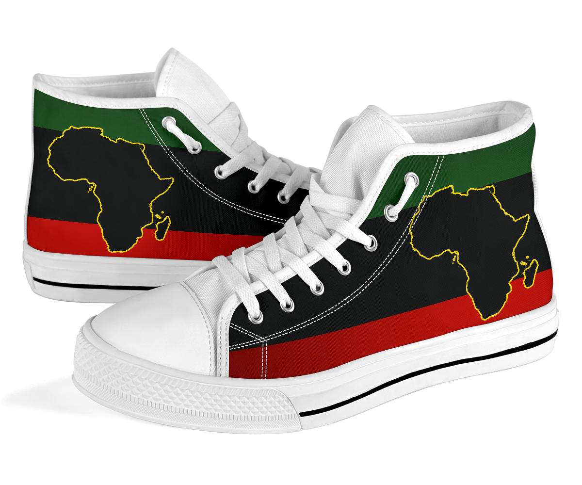 African Pride Canvas High Tops - Men's & Women's