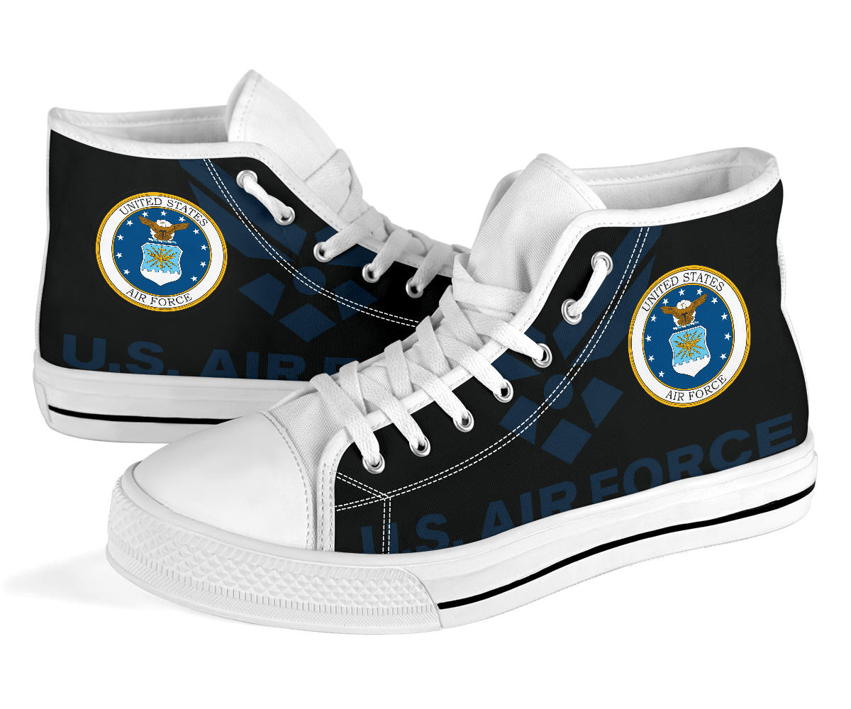 US Air Force Tribute Canvas High Tops - Men's & Women's