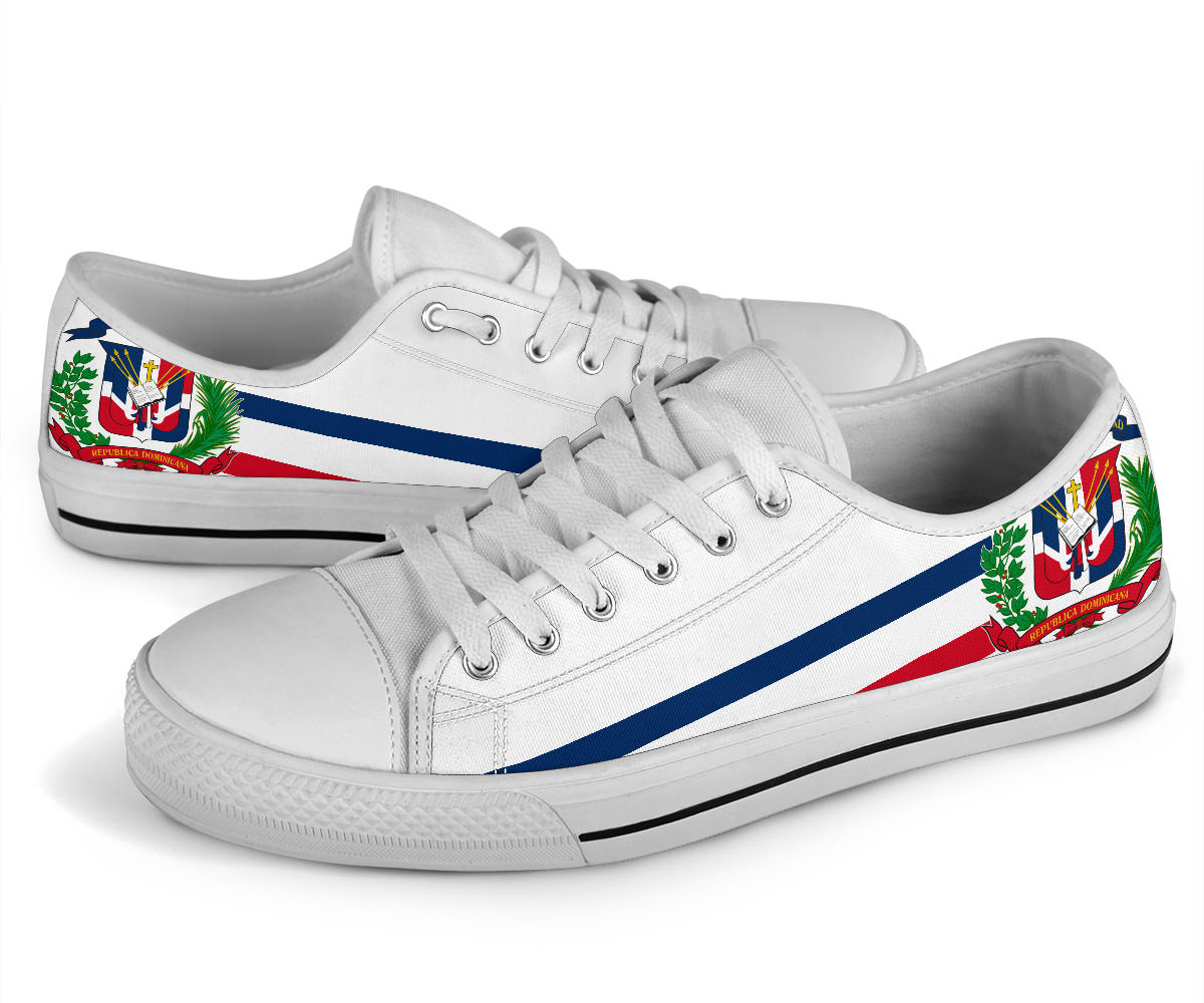 Dominican Pride Canvas Low Tops - Men's & Women's