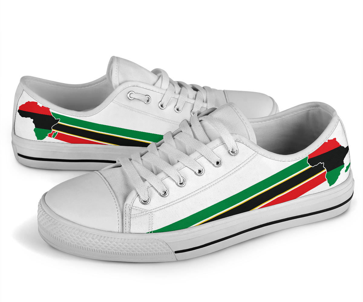African Pride Canvas Low Tops - Men's & Women's